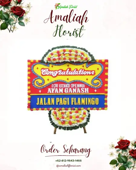 Sewa Papan Bunga Anggalomelai